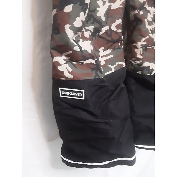 Binky Bro x Quiksilver Powder Club Kids Snow Suit Camo Size 10/M - Picture 3 of 10